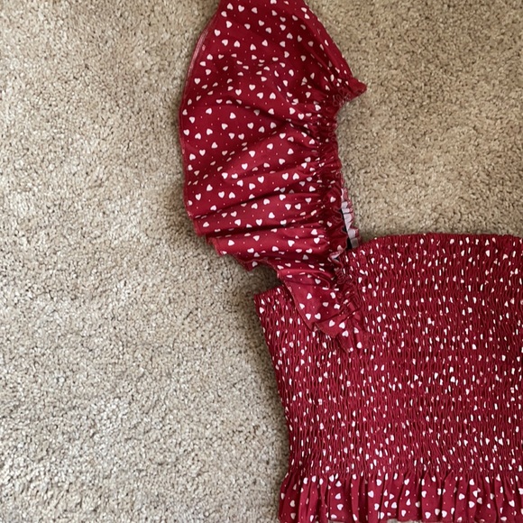 Two Piece Heart-Printed Set - Picture 2 of 3